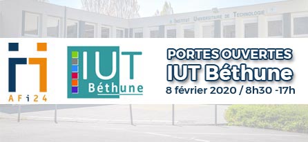 Journée portes ouvertes de l’IUT de Béthune avec AFI24