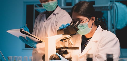 travail en laboratoire